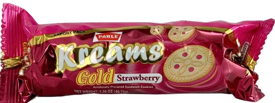 Parle G Kream Gold Strawberry 66.72g
