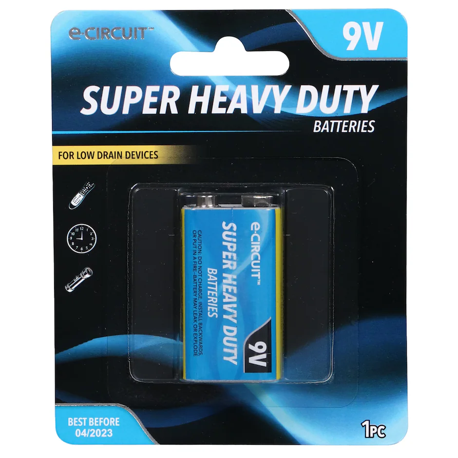 Ecircuit 9V Batteries