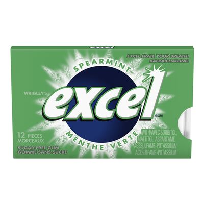 Excel Spearmint Sugar Free 12